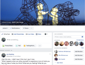 AEDP San Diego Facebook